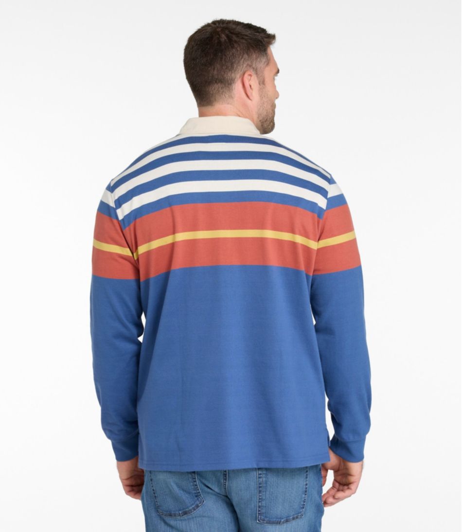 Men's Bean's Vintage Soft Rugby, Chest Stripe