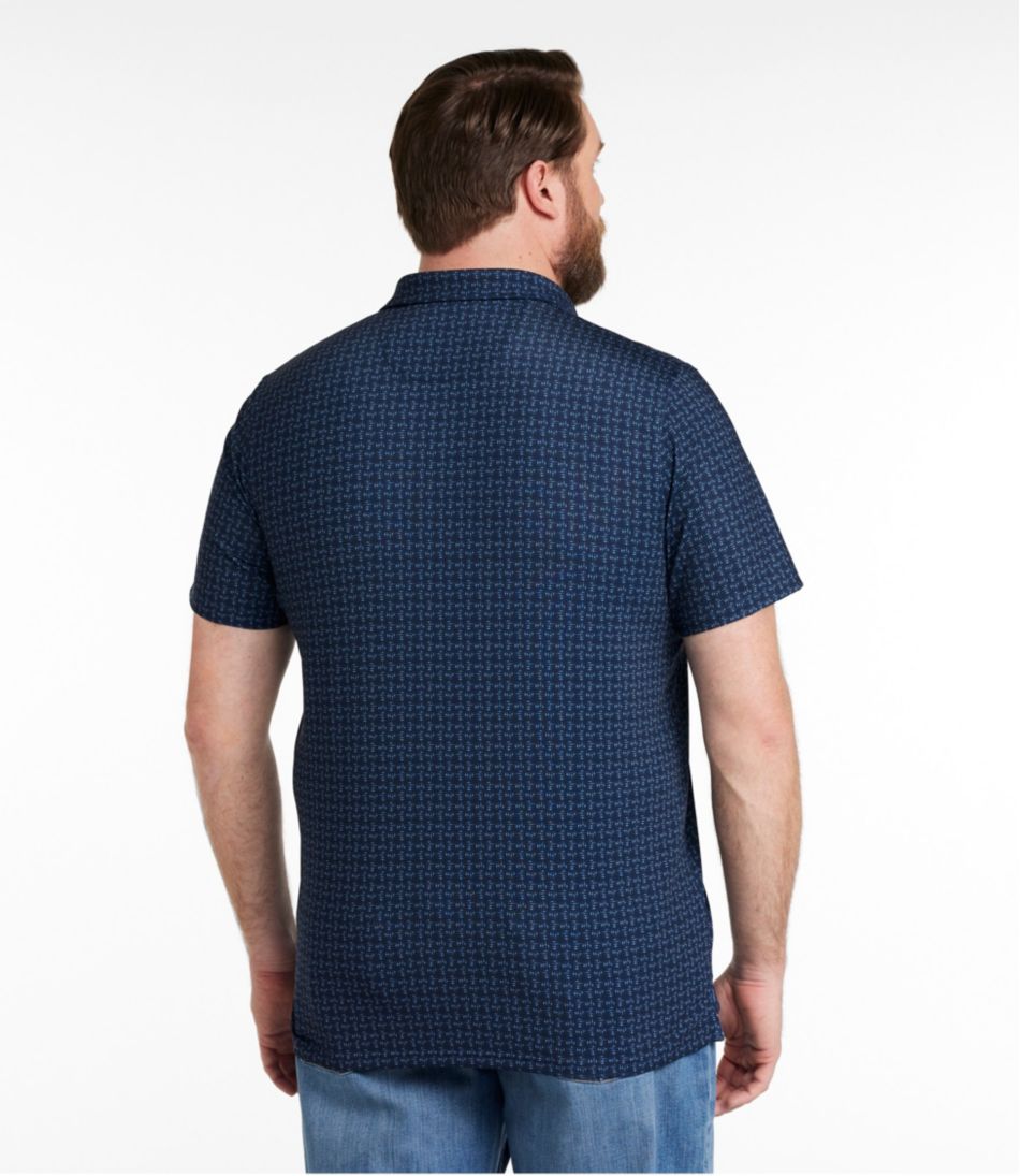 Men's Comfort Stretch Performance® Party Polo, Slightly Fitted, Short-Sleeve, Print