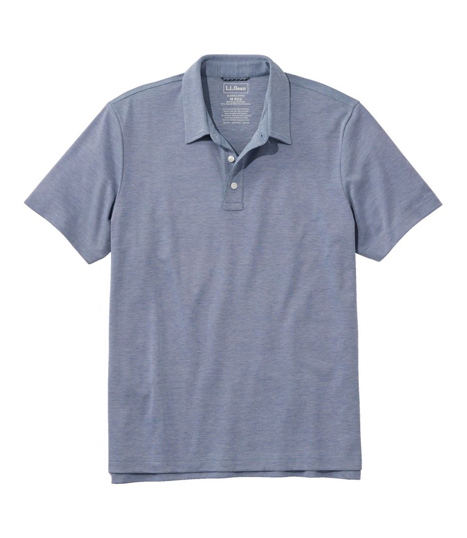 Men's Comfort Stretch Performance® Polo, Short-Sleeve, Slightly Fitted