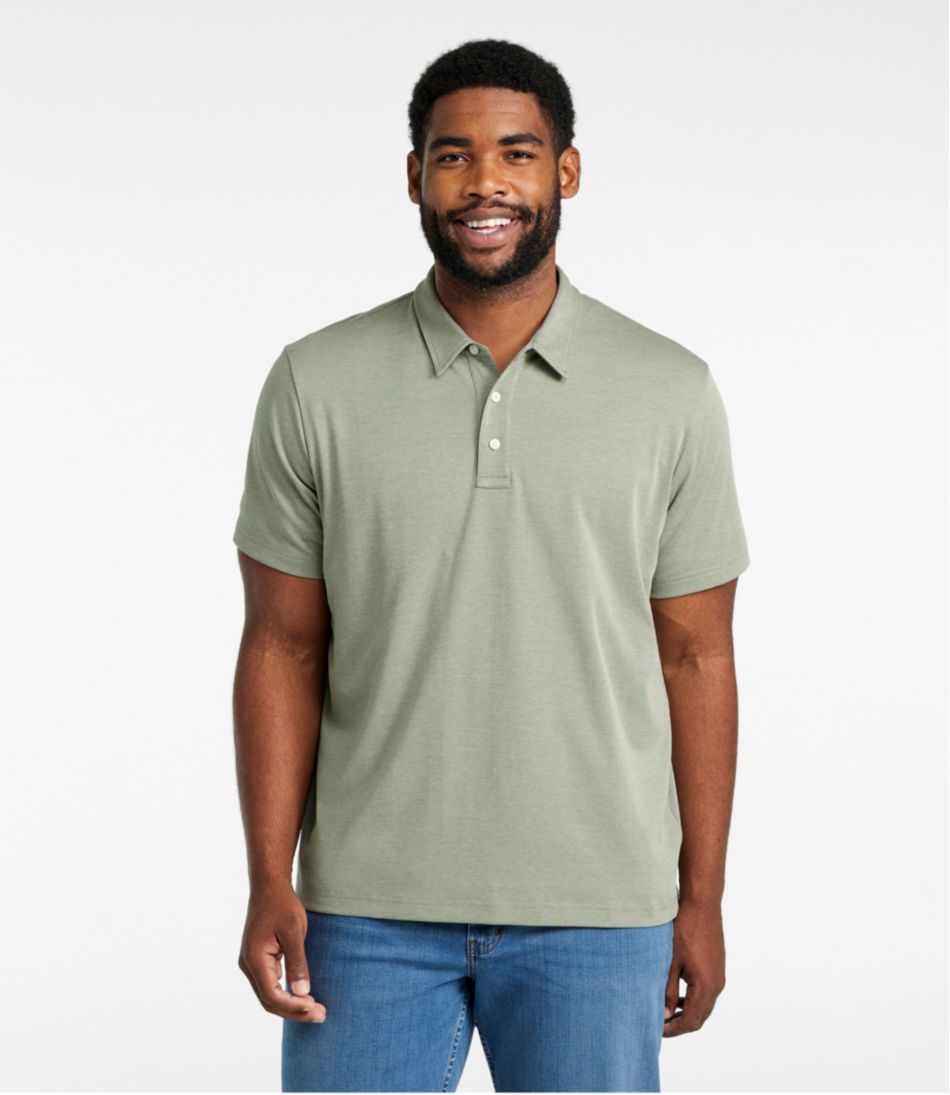 Men's Comfort Stretch Performance® Polo, Short-Sleeve, Slightly Fitted