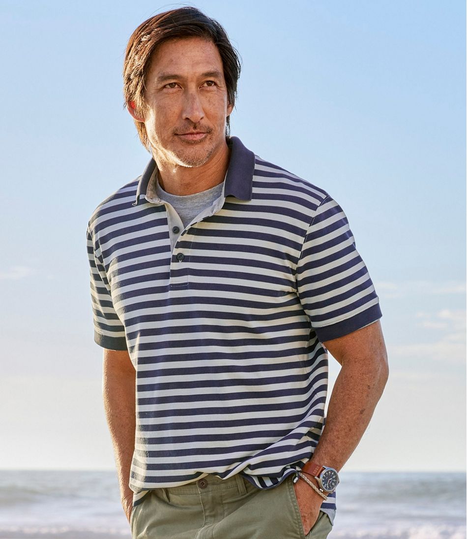 Men's Casco Bay Rugged Polo, Short-Sleeve, Stripe