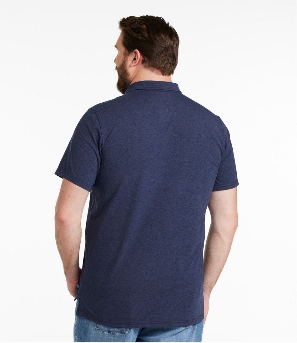 Men's Comfort Stretch Performance® Pima Polo, Short-Sleeve
