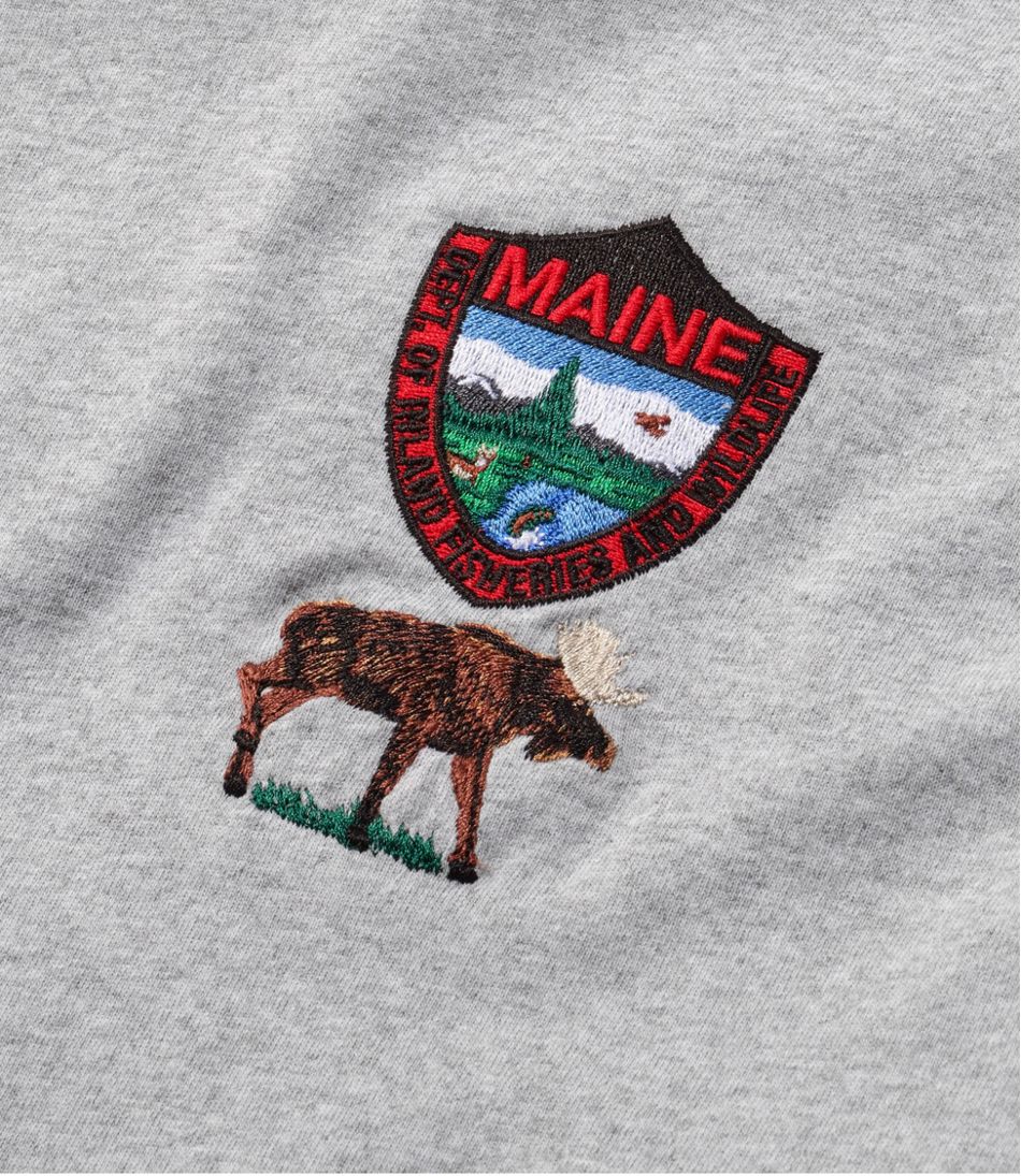 Men's MIF&W Tee, Long-Sleeve Moose