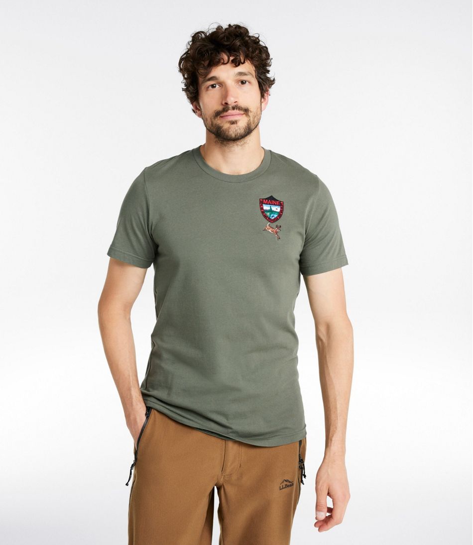 Men's Maine Inland Fisheries and Wildlife Tee, White-Tailed Deer