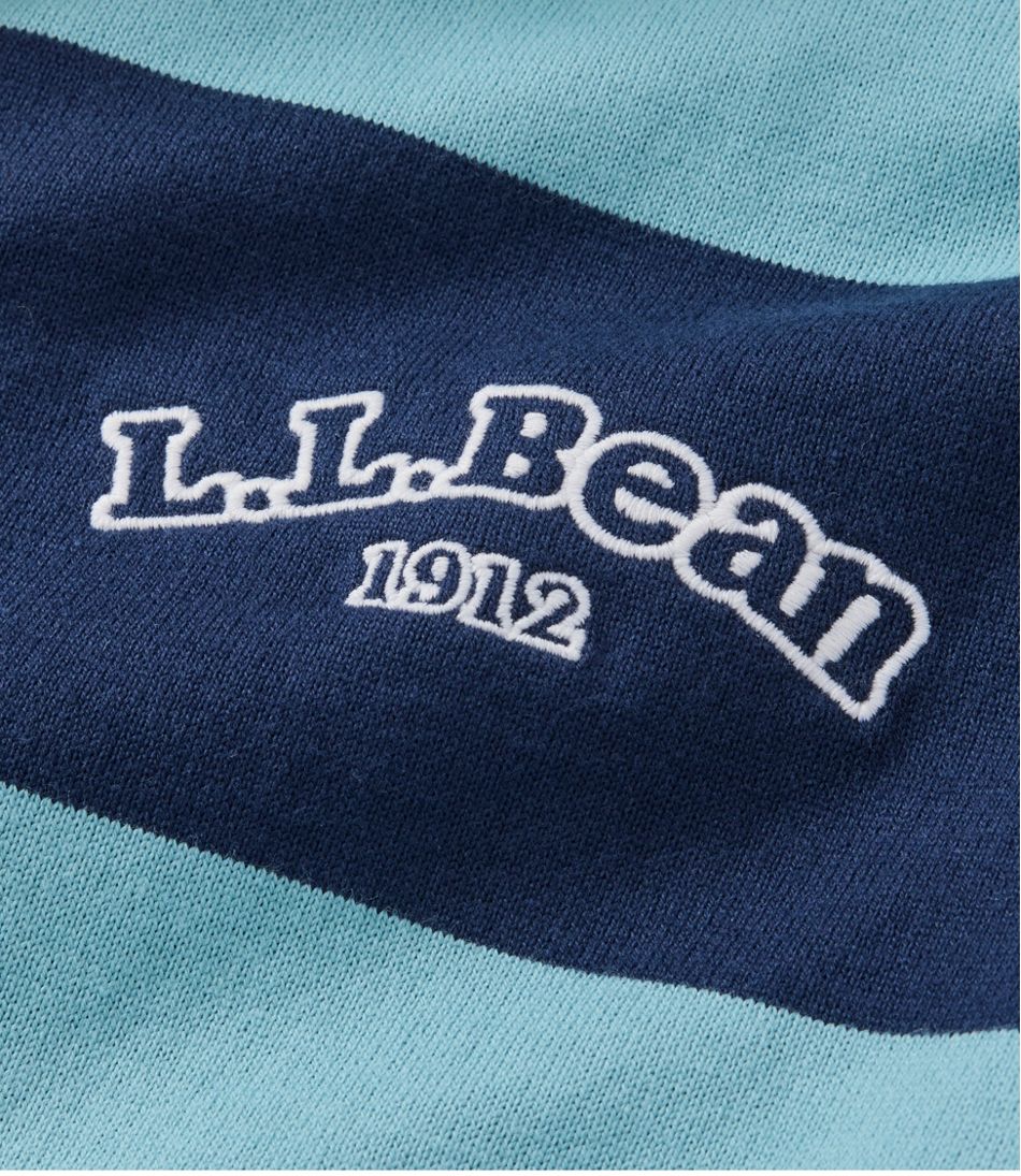 Men's Bean's Vintage Soft Rugby, Stripe Embroidered
