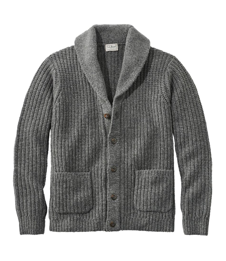 Men's Classic Ragg Wool Sweater, Cardigan