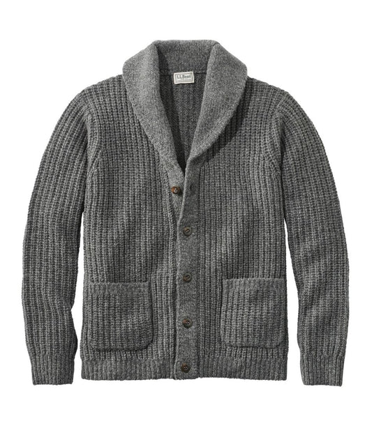 Men's Classic Ragg Wool Sweater, Cardigan