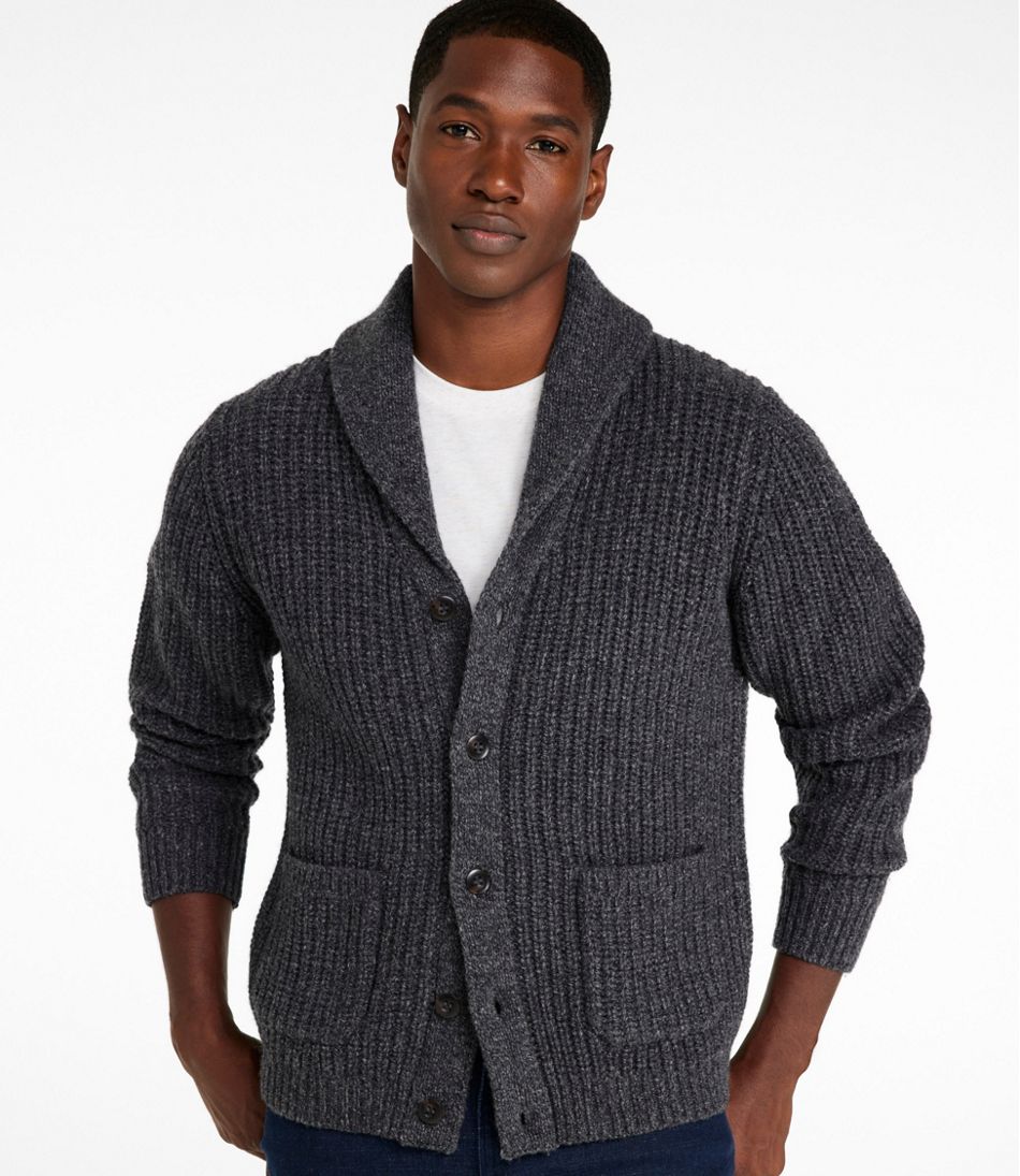Men's Classic Ragg Wool Sweater, Cardigan