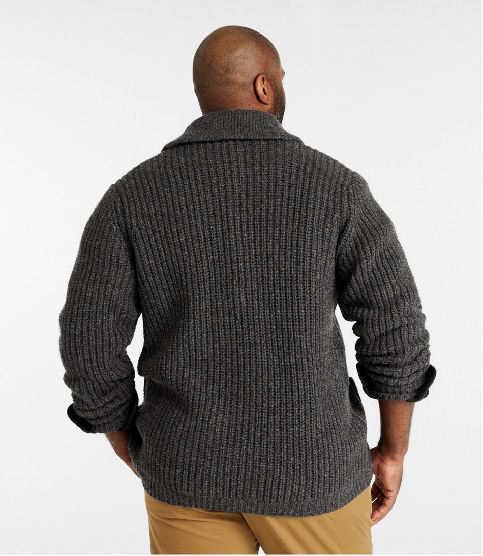 Men's Classic Ragg Wool Sweater, Cardigan