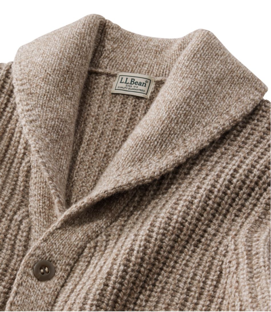 Men's Classic Ragg Wool Sweater, Cardigan