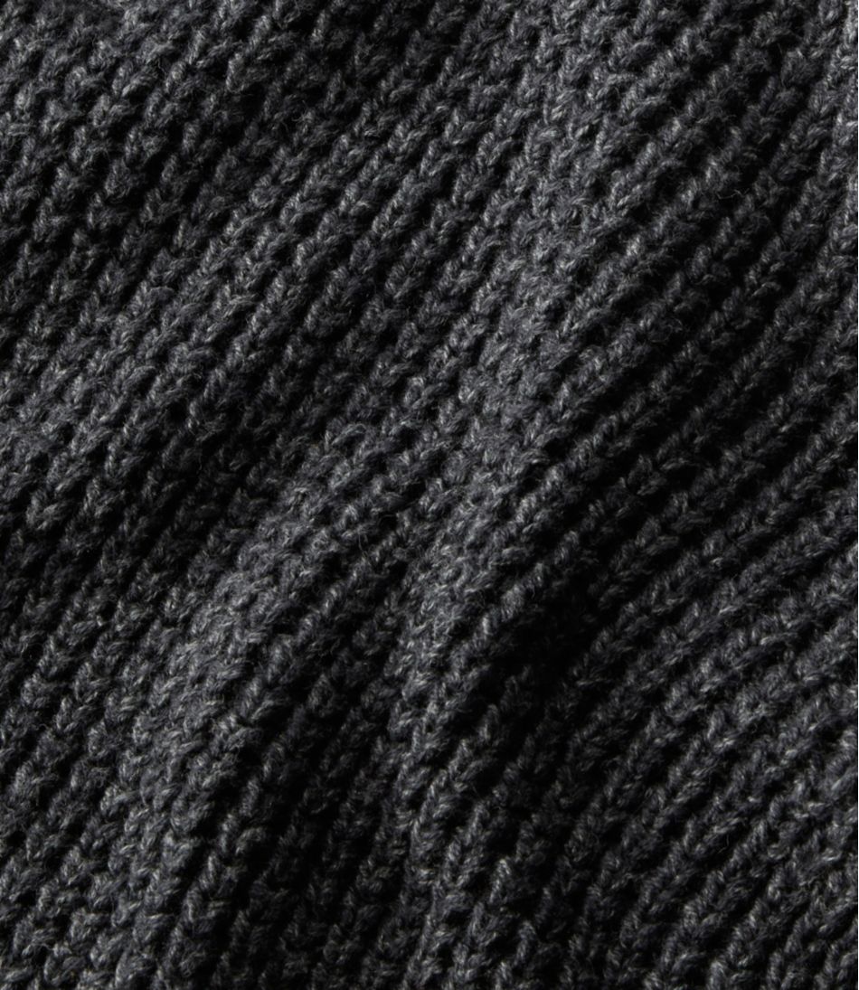 Men's Organic Cotton Waffle Sweater, Quarter Zip