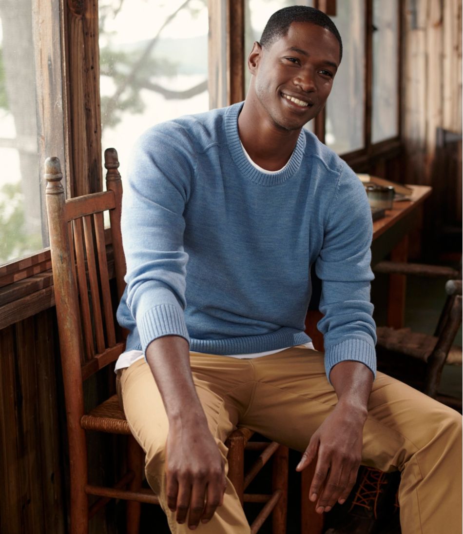 Men's Essential Merino Sweater, Crewneck