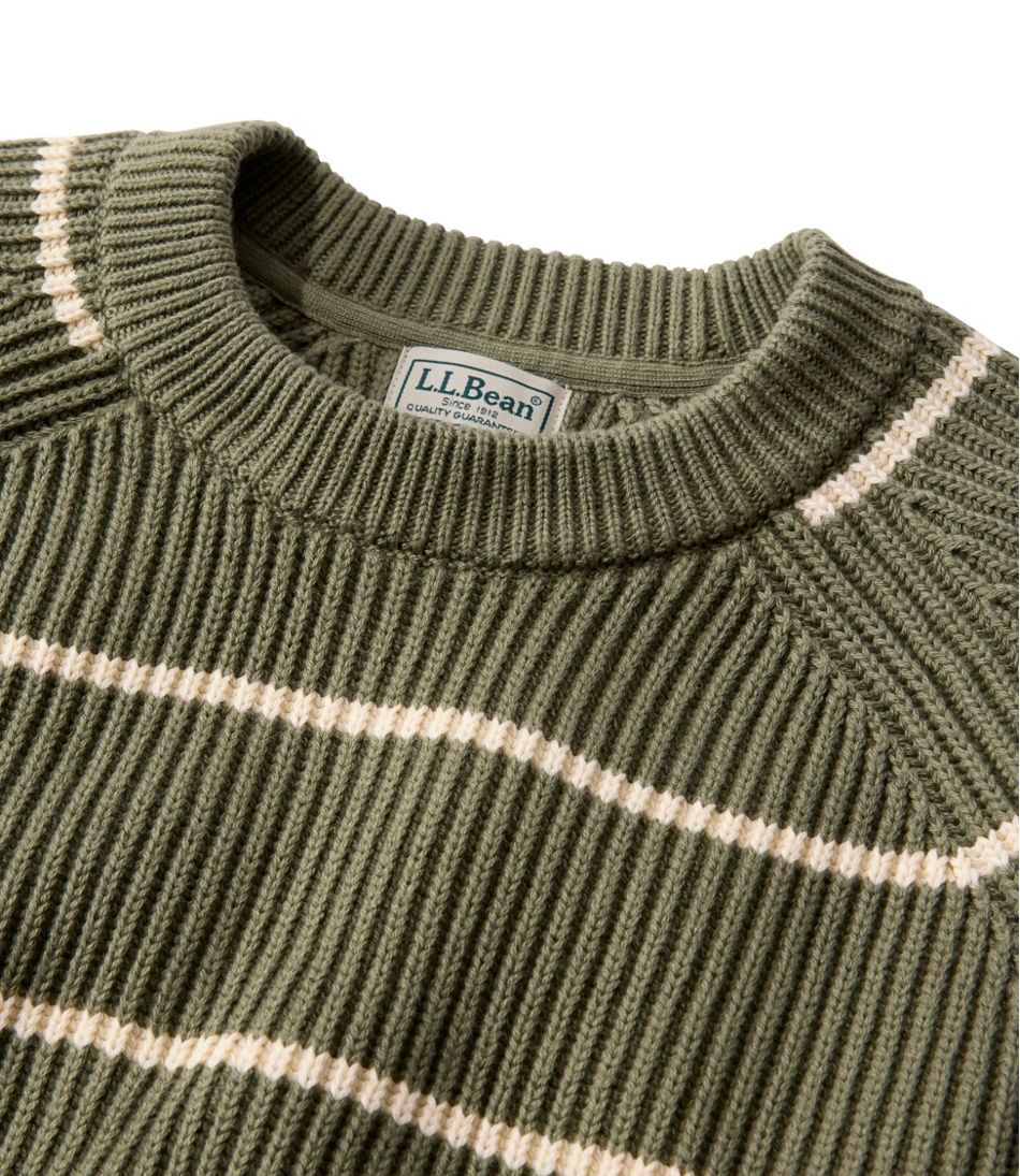 Men's Mariner Rib Crew Sweater, Stripe