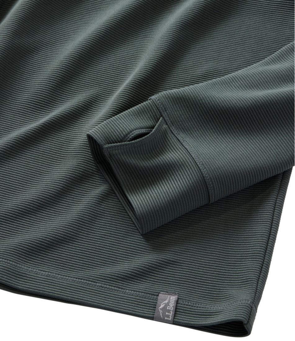 Men's VentureStretch Ottoman-Rib Pullover, Quarter-Zip