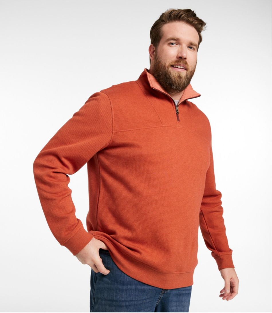 Men's All Seasons Textured Sweats, Quarter-Zip