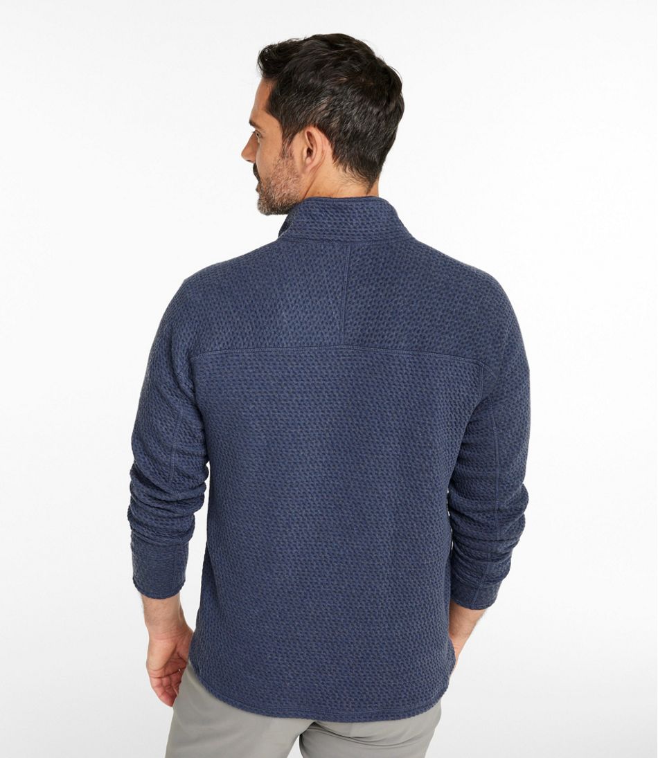 Men's Ridgeknit Pullover, Quarter-Zip