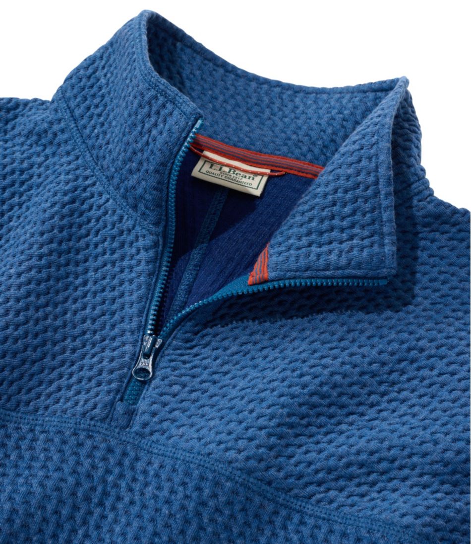 Men's Ridgeknit Pullover, Quarter-Zip