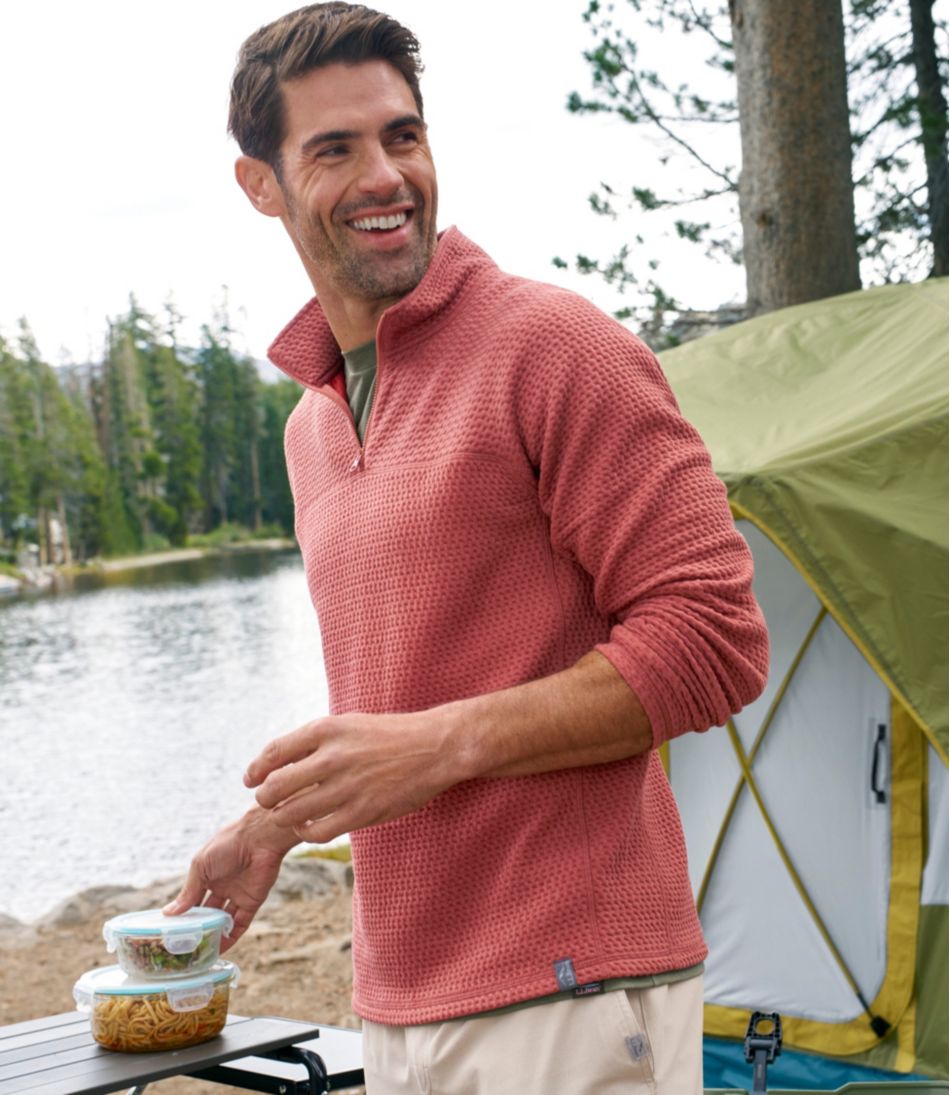 Men's Ridgeknit Pullover, Quarter-Zip