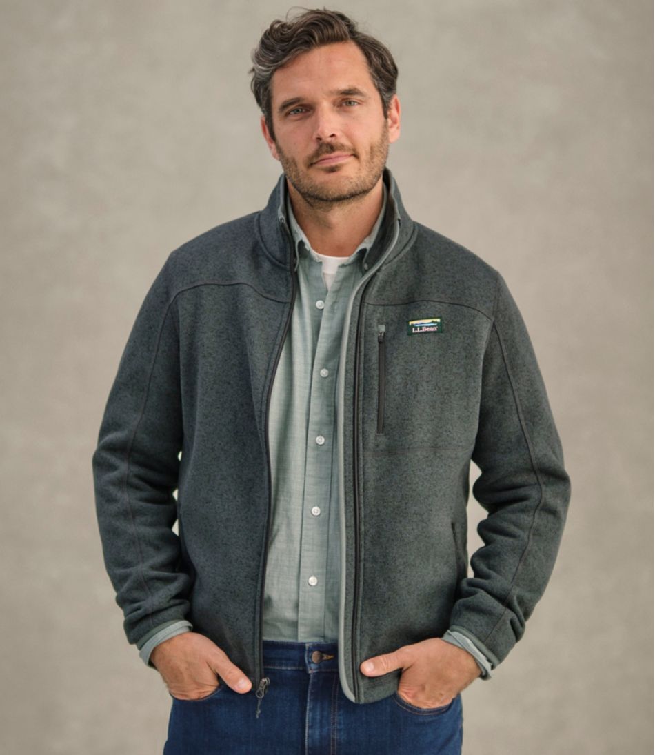 Men's Sweater Fleece Full-Zip Jacket