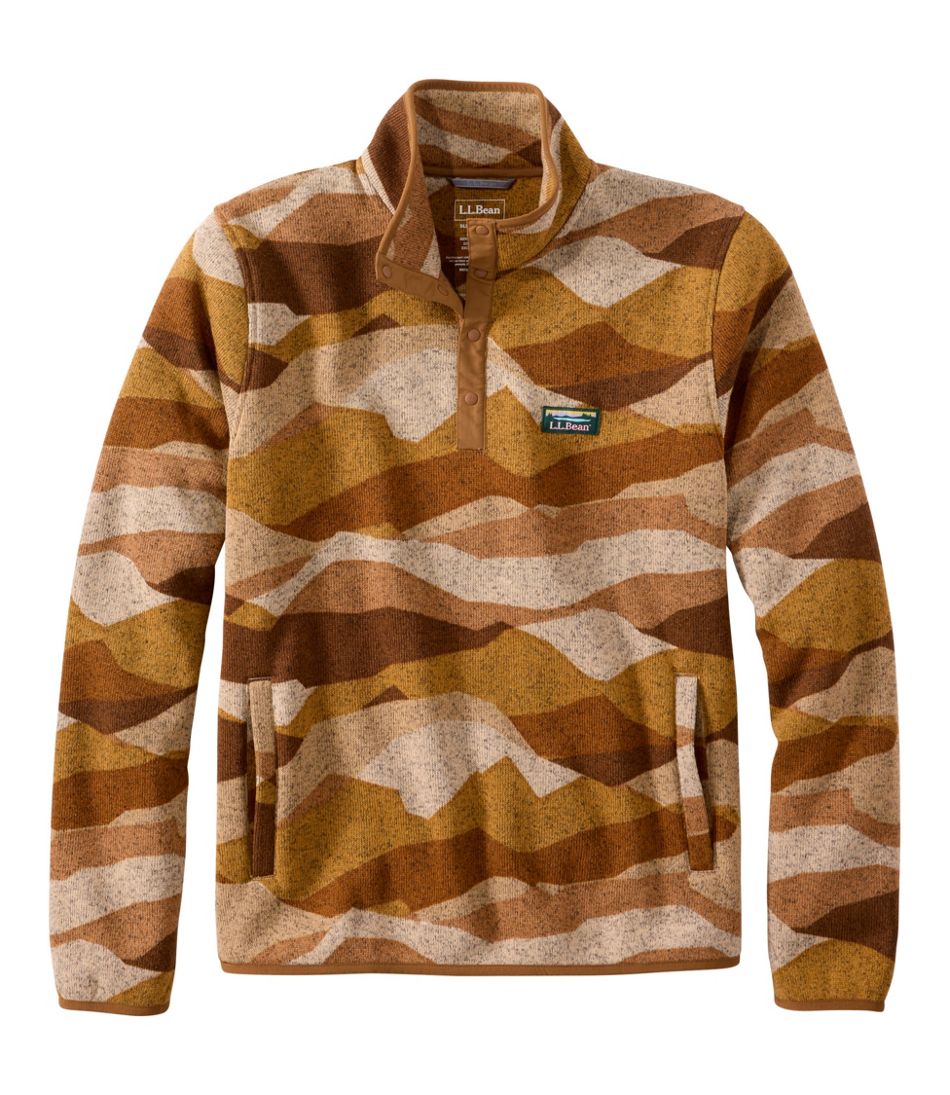 Men's Sweater Fleece Pullover, Print