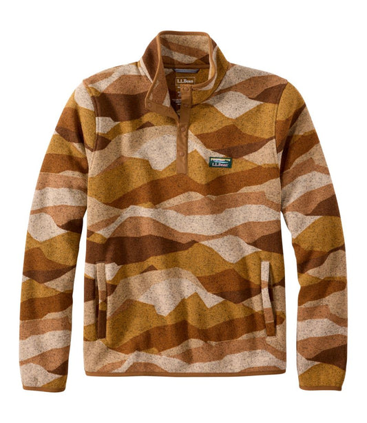 Men's Sweater Fleece Pullover, Print