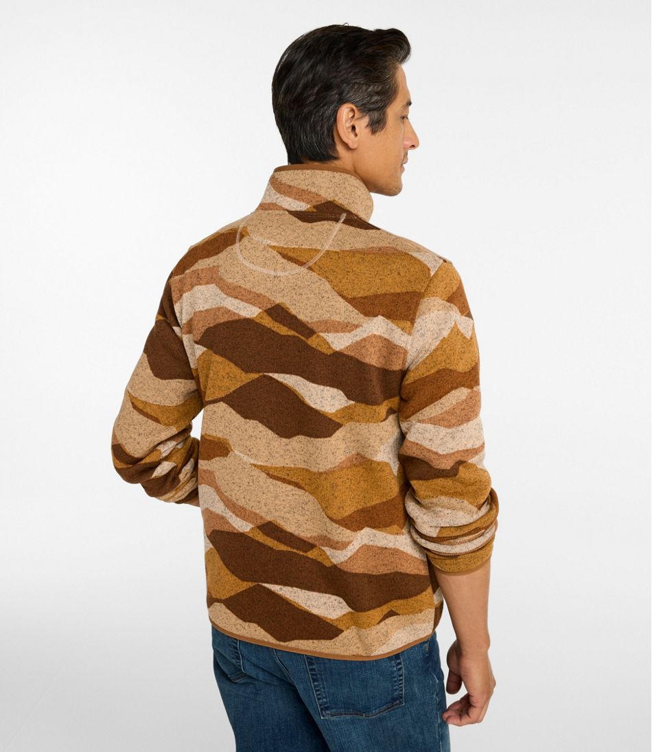 Men's Sweater Fleece Pullover, Print