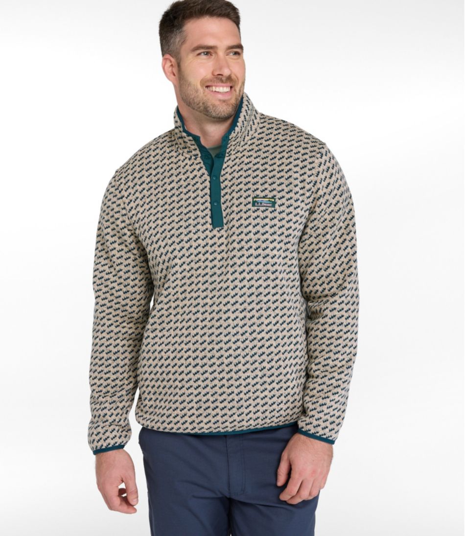 Men's Sweater Fleece Pullover, Print