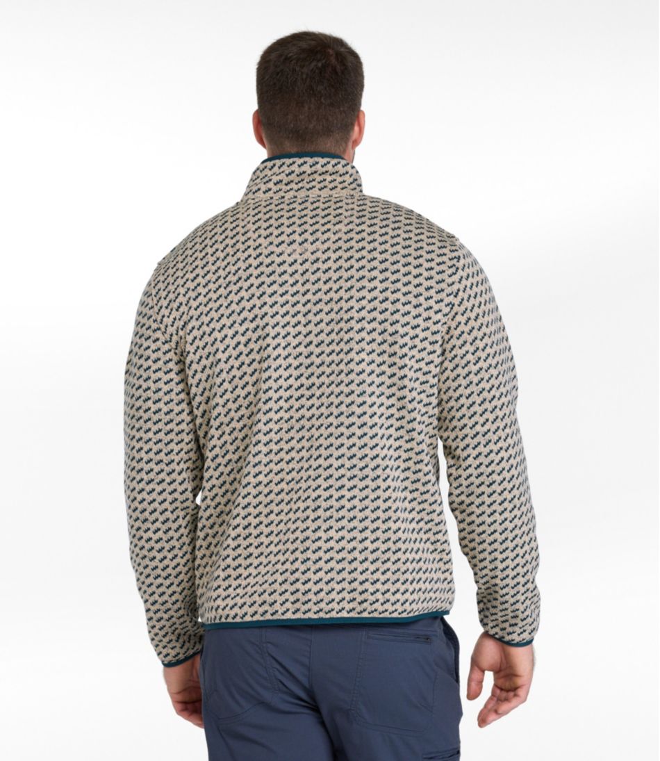 Men's Sweater Fleece Pullover, Print