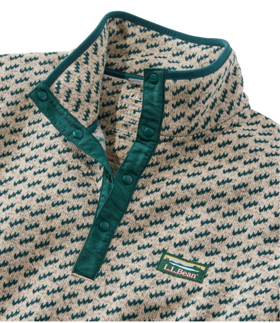 Men's Sweater Fleece Pullover, Print