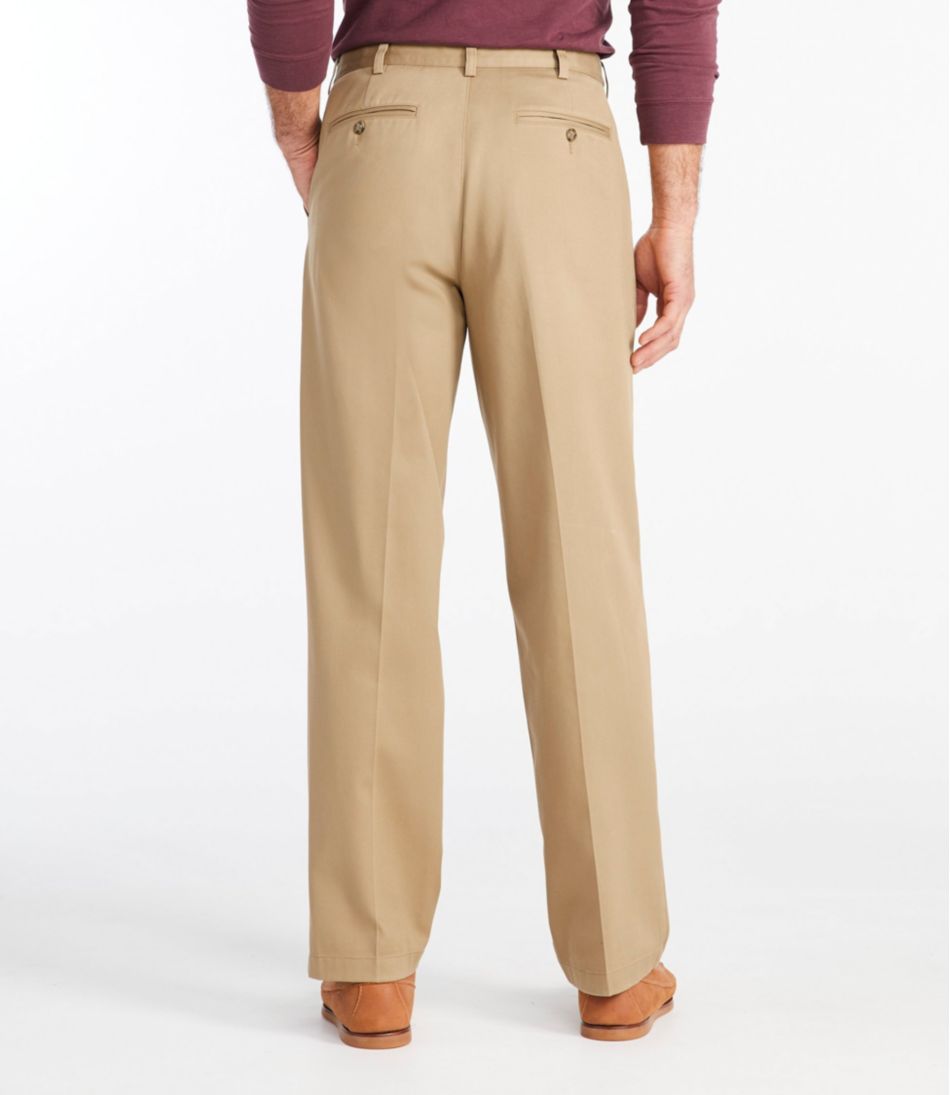 Men's Wrinkle-Free Double L® Chinos, Natural Fit, Hidden Comfort, Plain Front