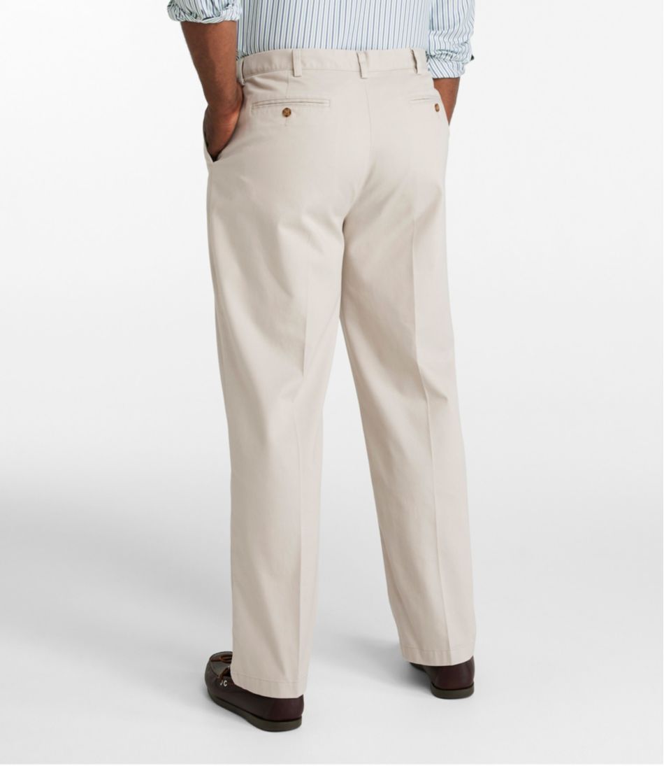 Men's Wrinkle-Free Double L® Chinos, Natural Fit, Hidden Comfort, Plain Front