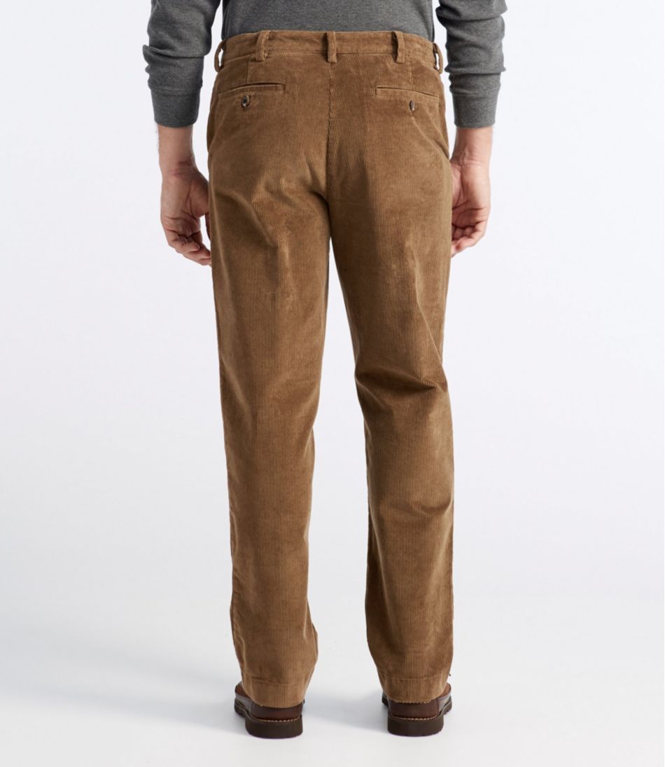 Men's Stretch Country Corduroy Pants, Natural Fit, Plain Front, Hidden Comfort
