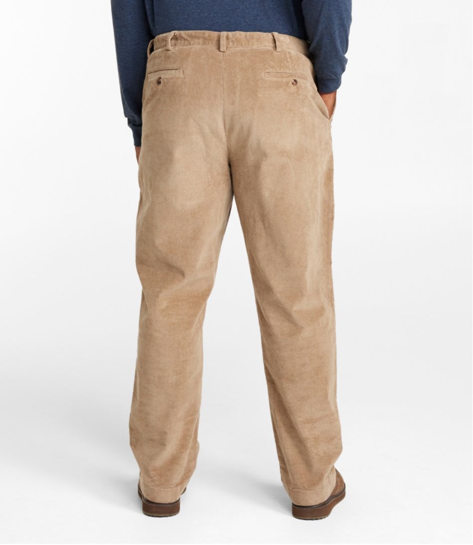 Men's Stretch Country Corduroy Pants, Natural Fit, Plain Front, Hidden Comfort