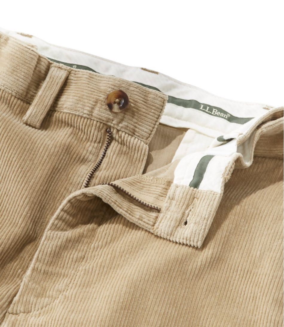 Men's Stretch Country Corduroy Pants, Natural Fit, Plain Front, Hidden Comfort