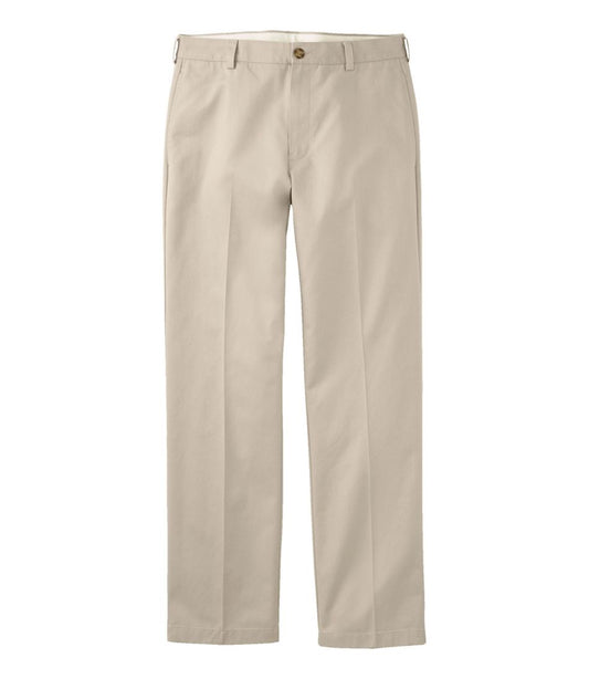 Men's Wrinkle-Free Double L® Chinos, Natural Fit, Plain Front