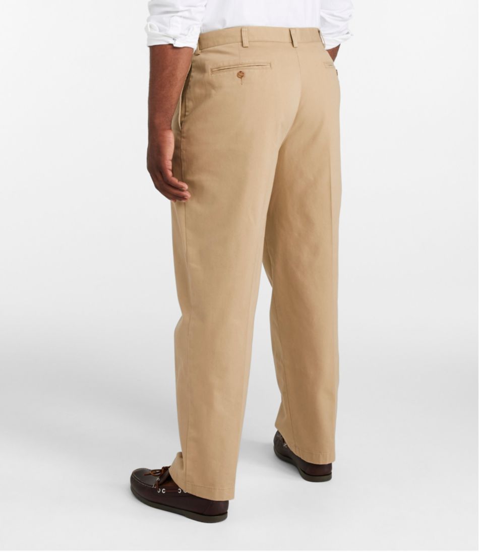 Men's Wrinkle-Free Double L® Chinos, Natural Fit, Plain Front