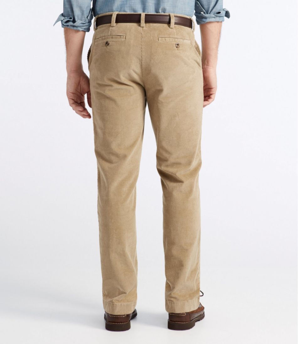 Men's Stretch Country Corduroy Pants, Classic Fit, Plain Front