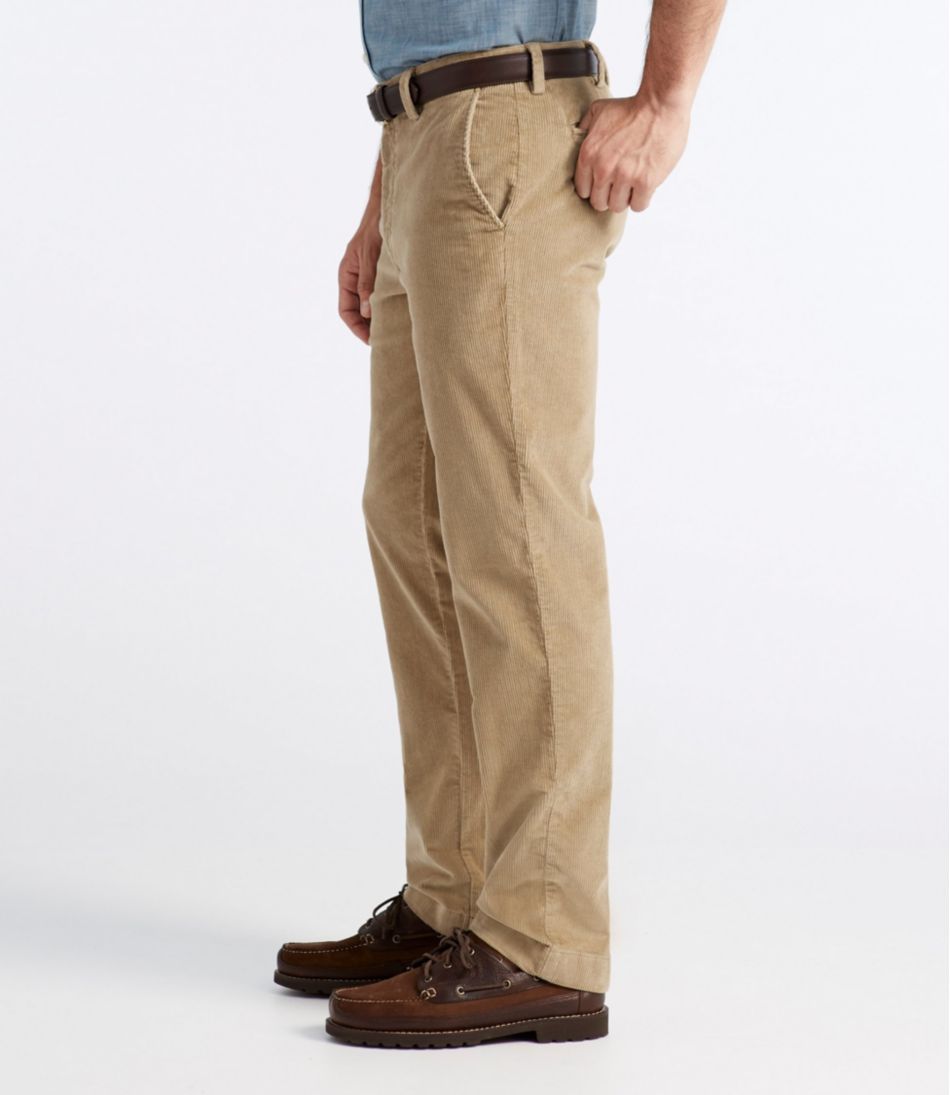 Men's Stretch Country Corduroy Pants, Classic Fit, Plain Front