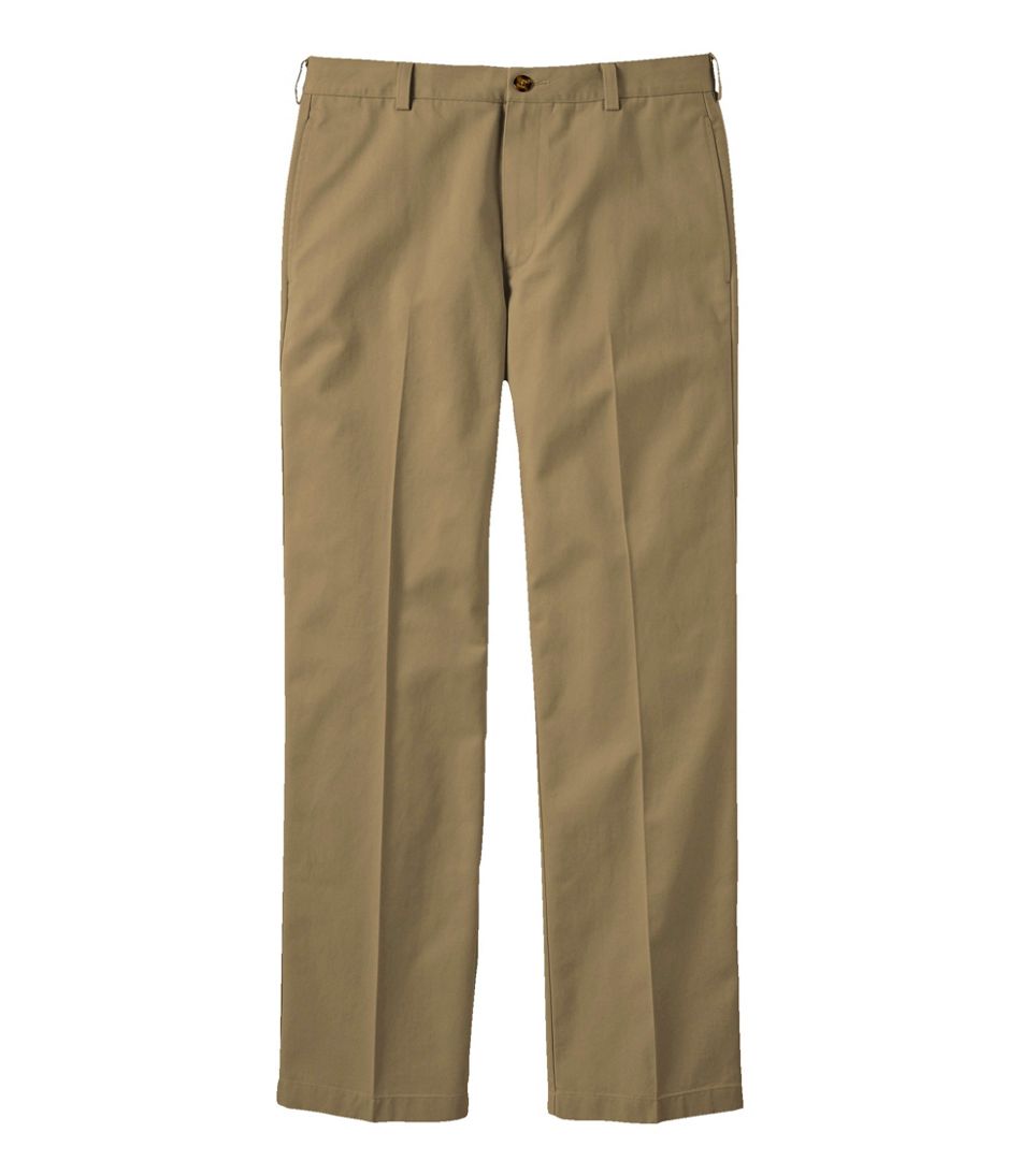 Men's Wrinkle-Free Double L® Chinos, Standard Fit, Plain Front