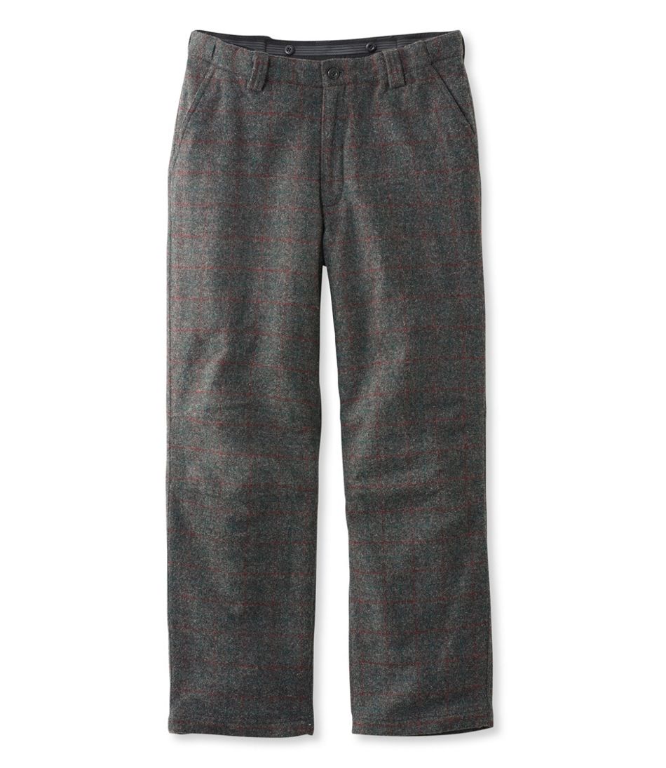 Men's Maine Guide Wool Pants with PrimaLoft, Plaid