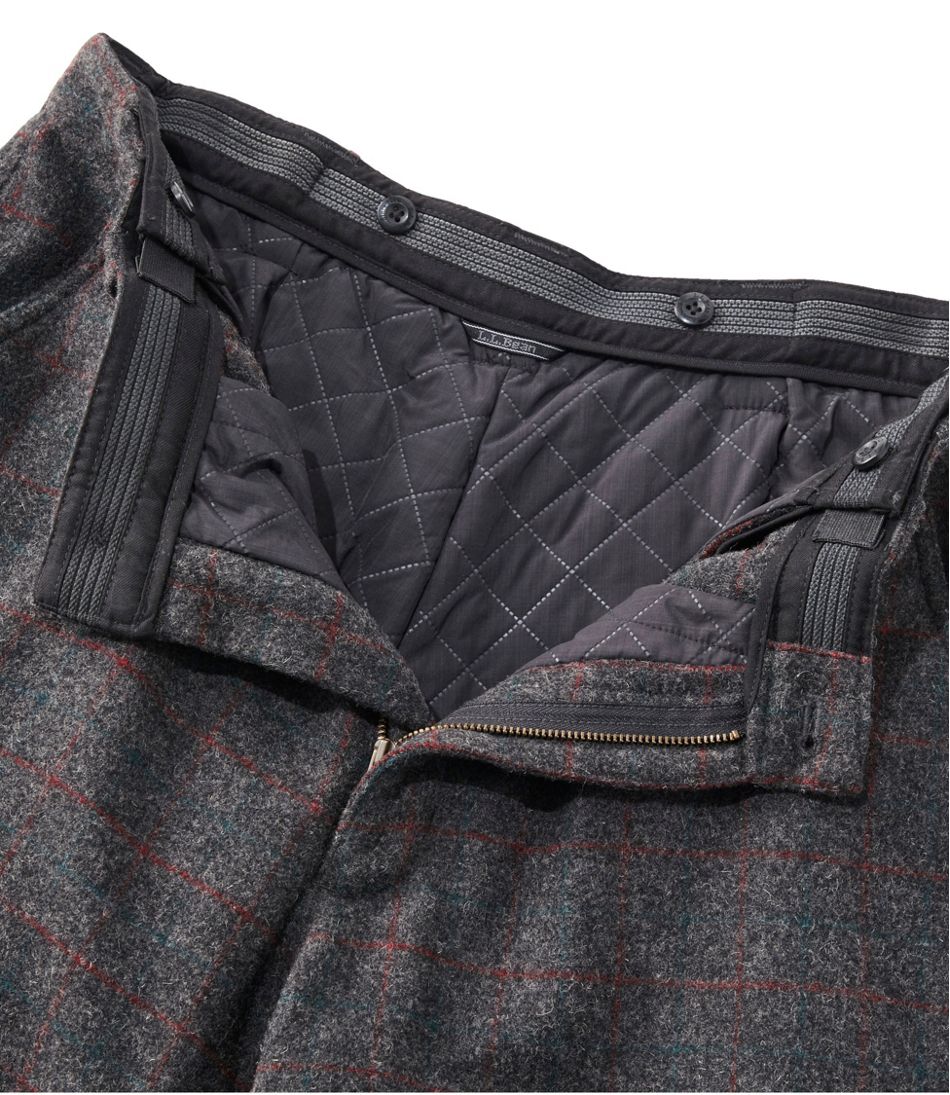 Men's Maine Guide Wool Pants with PrimaLoft, Plaid