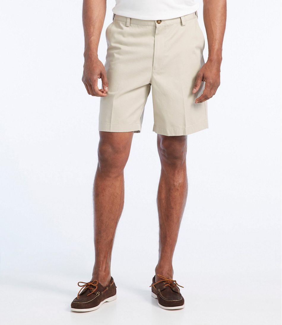 Men's Wrinkle-Free Double L® Chino Shorts, Natural Fit, Hidden Comfort Waist, 8"