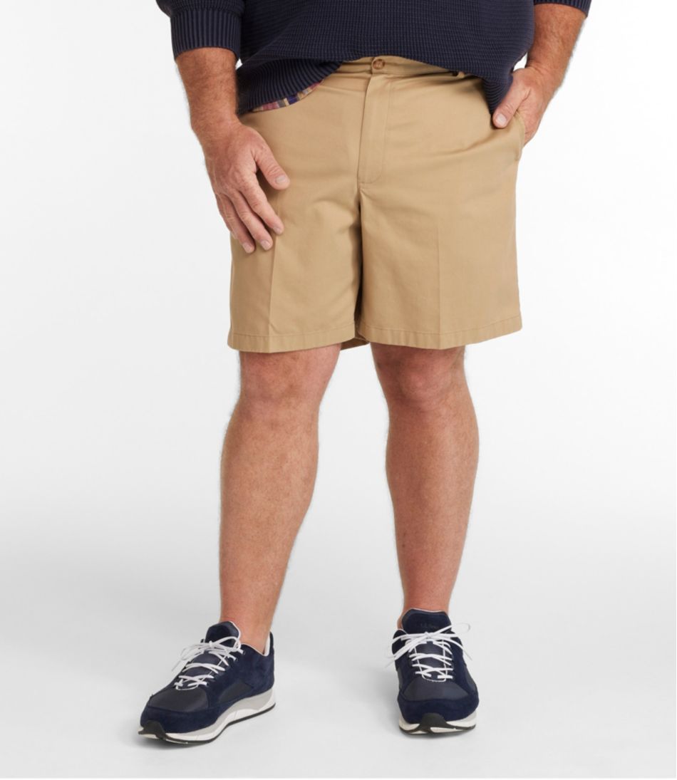 Men's Wrinkle-Free Double L® Chino Shorts, Classic Fit, 8"