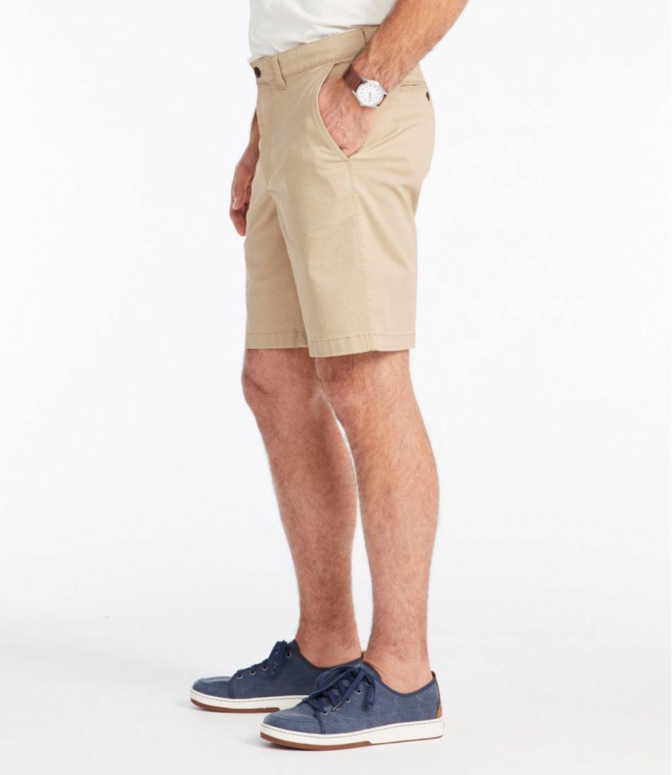 Men's Lakewashed® Stretch Khaki Shorts, 9"