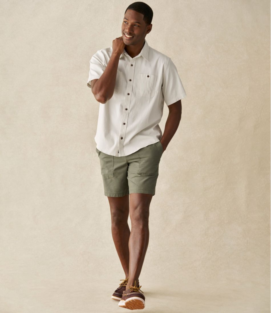 Men's Sunwashed Cotton Shorts, 8"