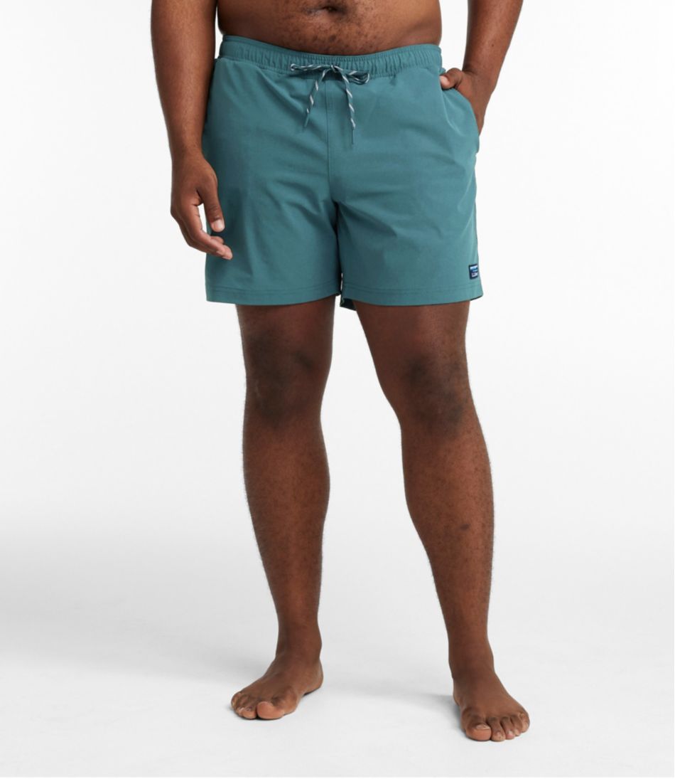 Men's Vacationland Stretch Swim Trunks, 6"