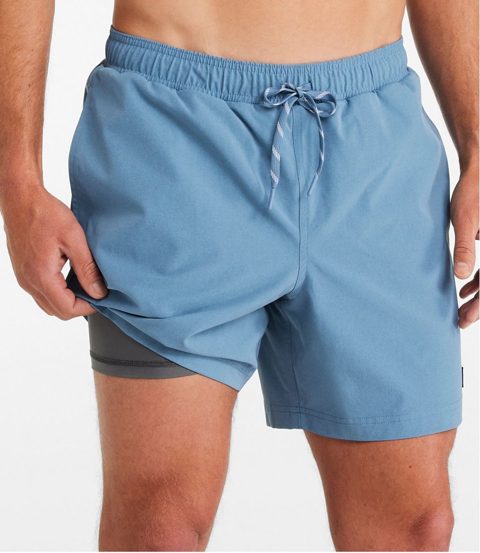 Men's Vacationland Stretch Swim Trunks, 6"