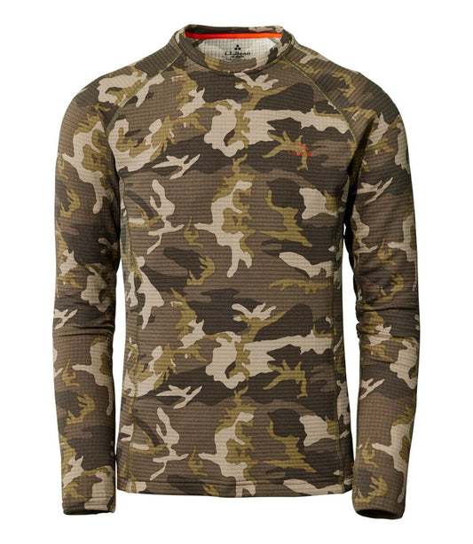 Men's Heavyweight Base Layer Crew Top, Print