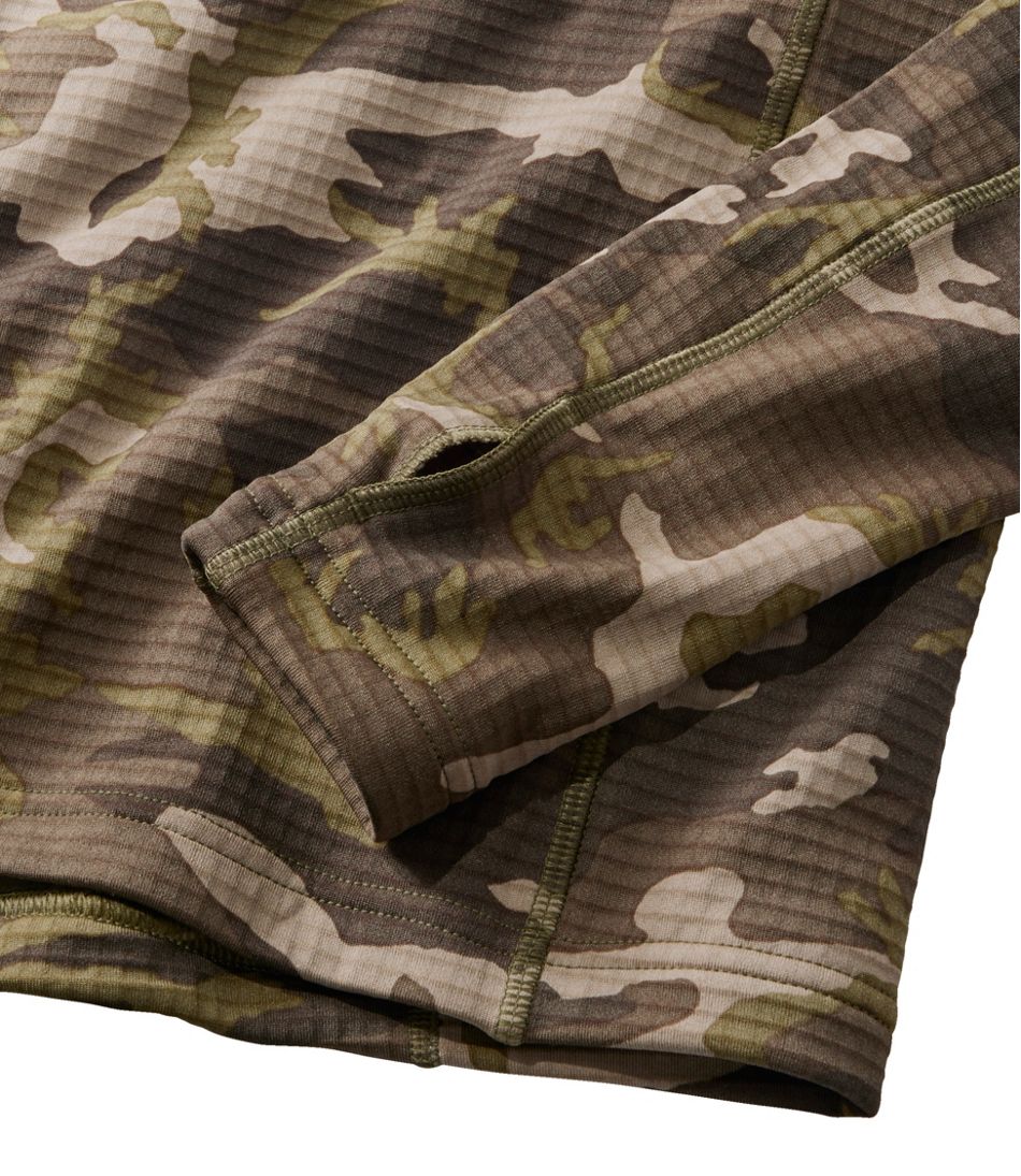 Men's Heavyweight Base Layer Crew Top, Print