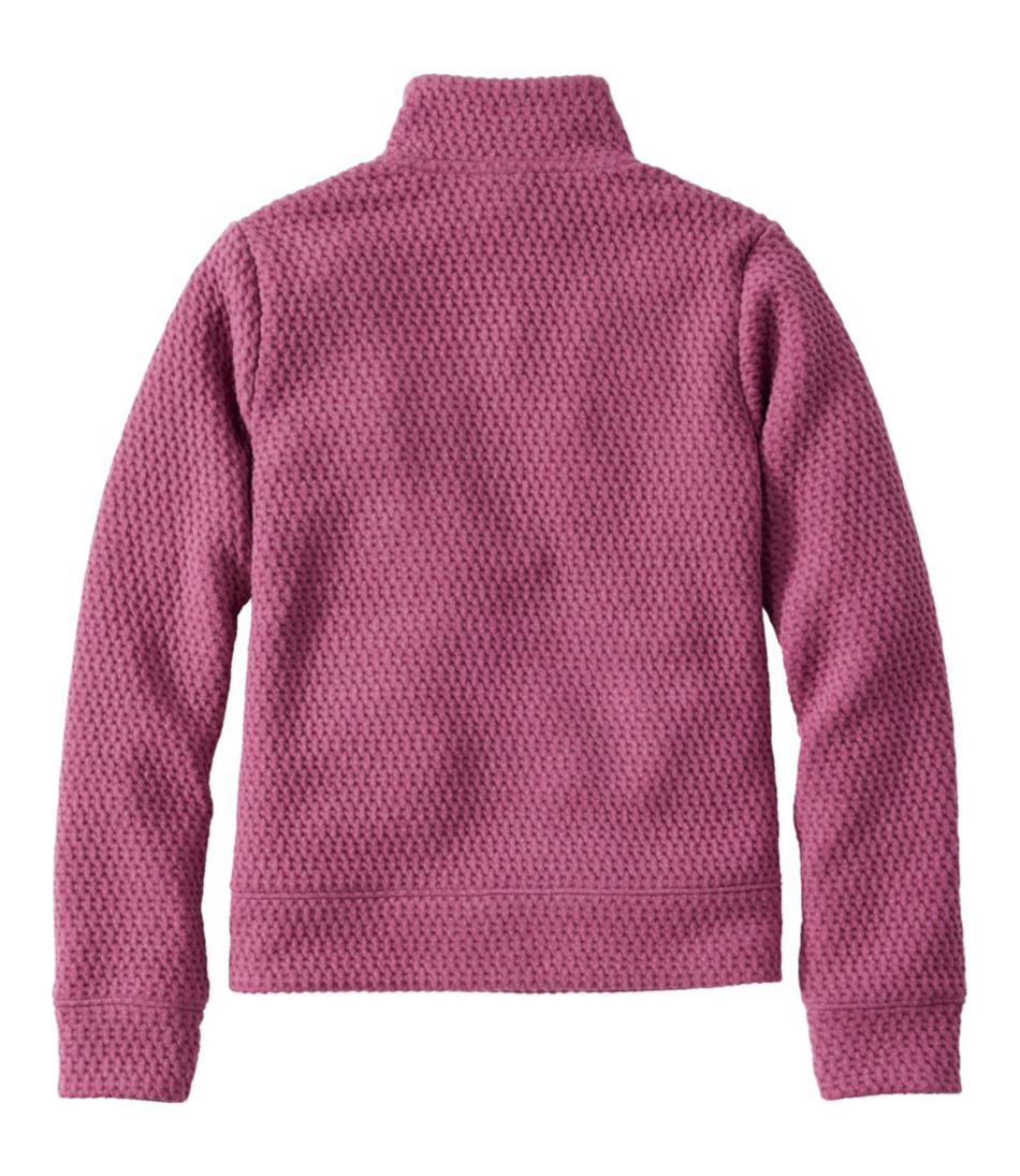 Kids' Ridgeknit Pullover, Glow-in-the-Dark Quarter-Zip